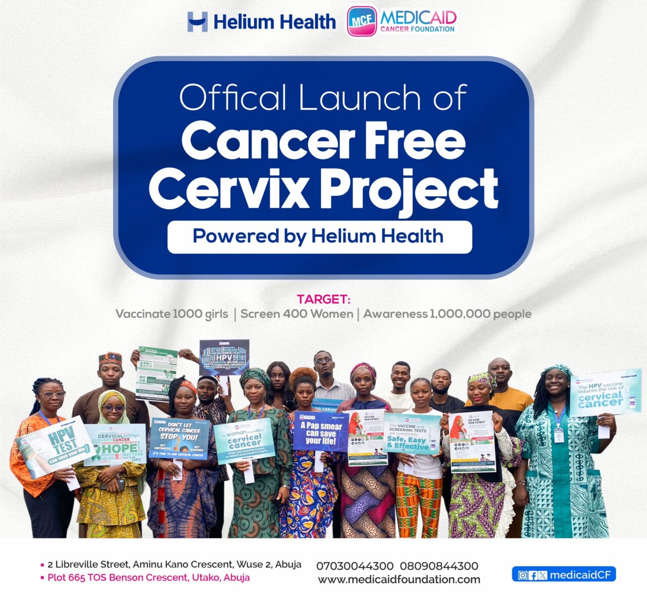 Medicaid CF Programs launches the Cancer Free Cervix Project