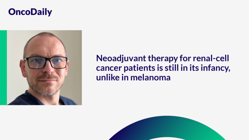 Piotr Wysocki: Neoadjuvant therapy for renal-cell cancer patients is still in its infancy, unlike in melanoma