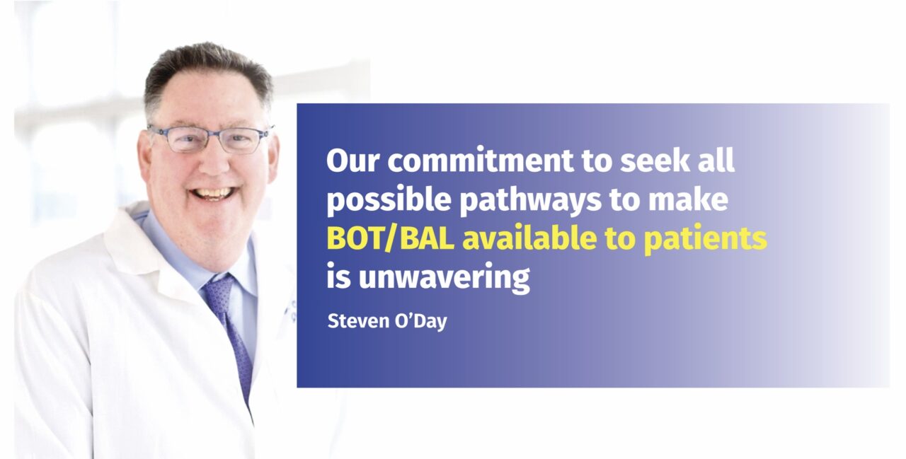 Our commitment to seek all possible pathways to make BOT/BAL available to patients is unwavering: Steven O’Day, Agenus CMO