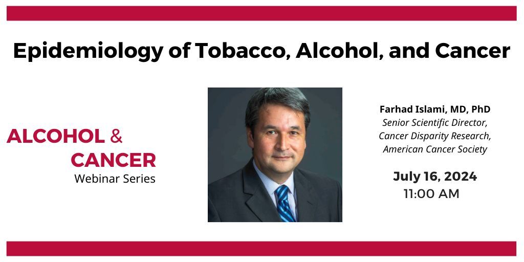 Alcohol and Cancer Webinar Series – NCI Division of Cancer Control and Population Sciences