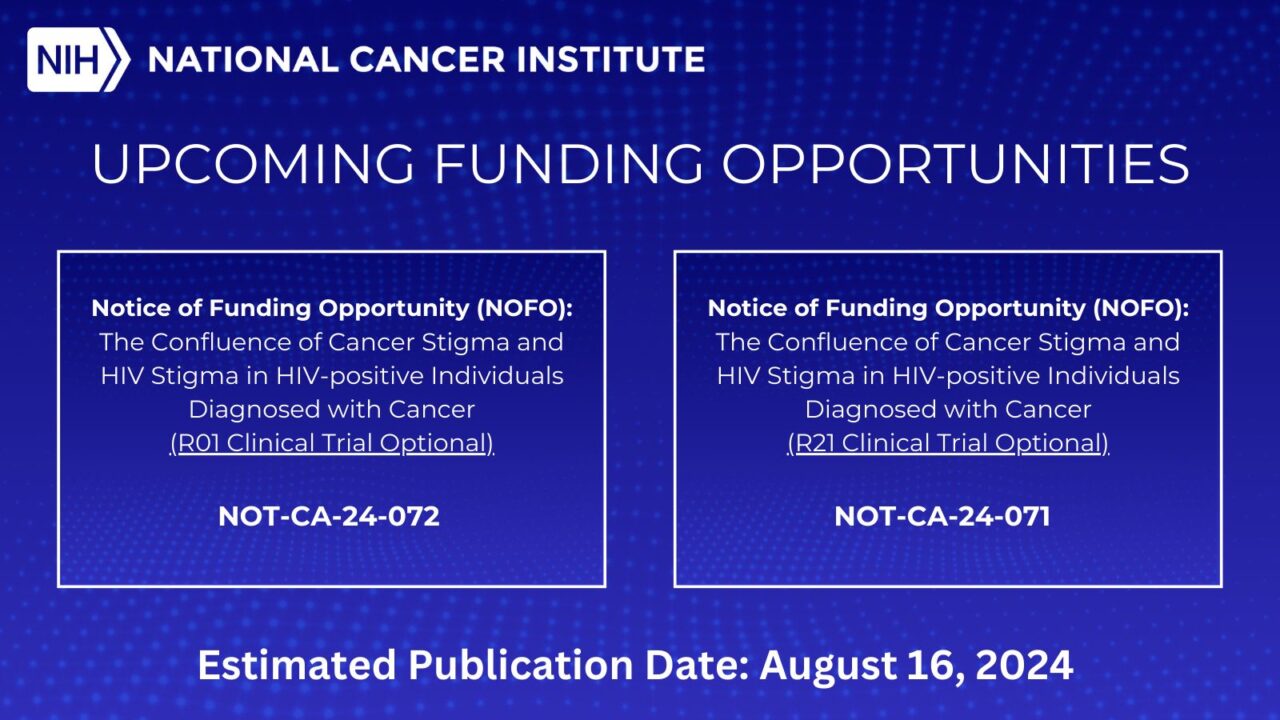 Upcoming Funding Opportunities at NCI