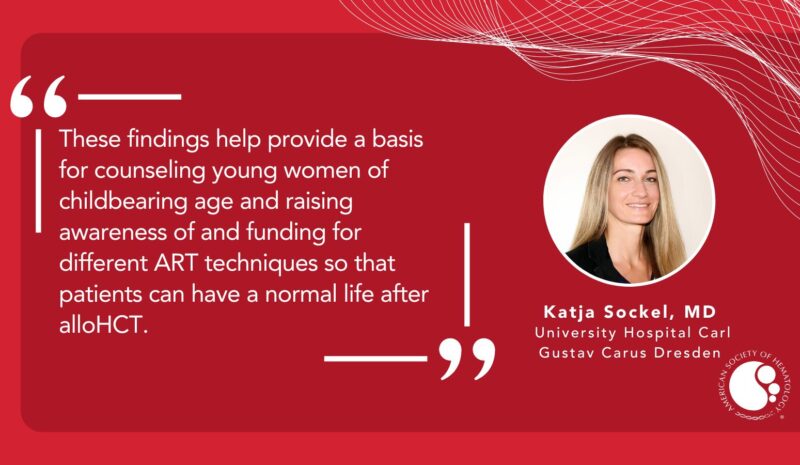 Pregnancy and birth after AlloHCT among female patients