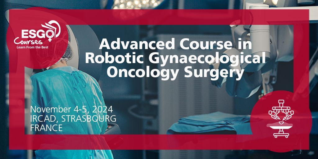 Ane Gerda Zahl Eriksson: See you in Strasbourg to discuss everything robotic for gynaecological cancer surgery