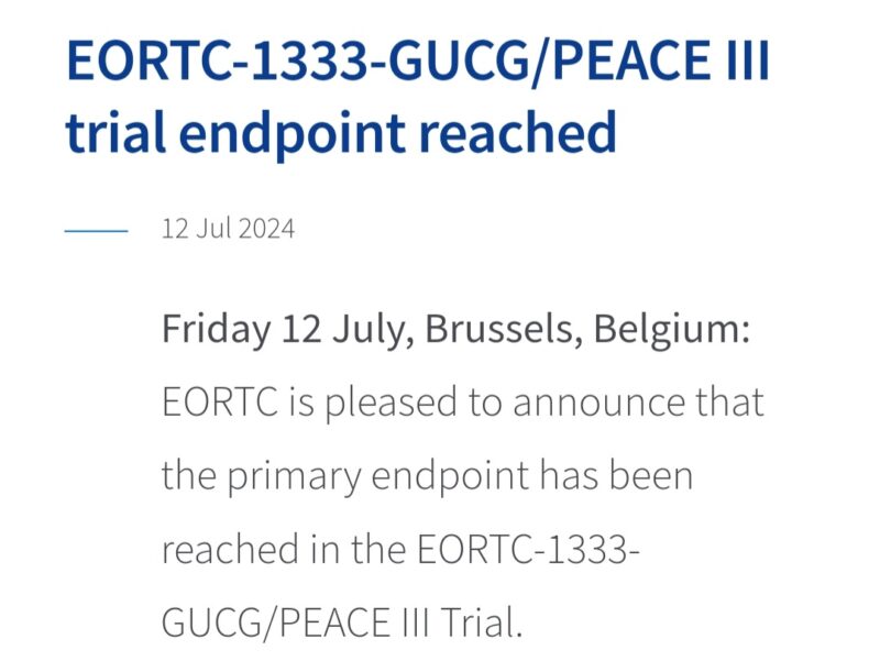 EORTC-1333-GUCG/PEACE III