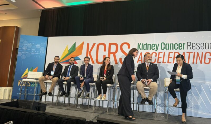 Renee Maria Saliby: Brilliant postdoc fellows casually sitting and presenting next to giants in the field