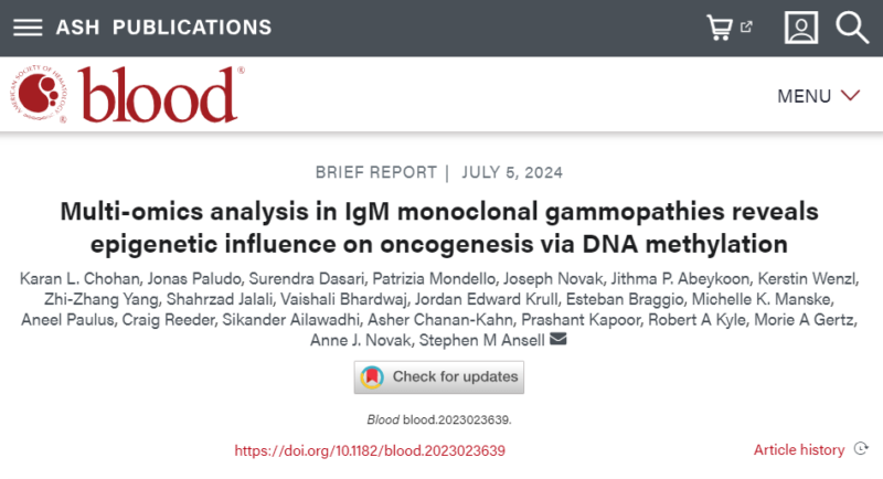 Myeloma Paper of the Day, July 6th, suggested by Robert Orlowski