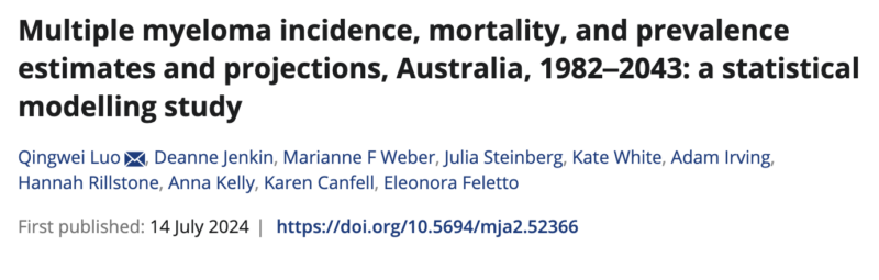 Myeloma Paper of the Day, July 15th, suggested by Robert Orlowski