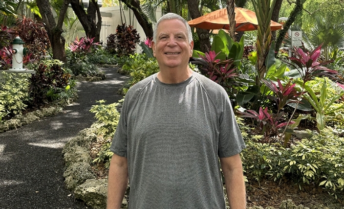 Sylvester Comprehensive Cancer Center – Yoga therapy – all to nurture his mind, body, and spirit