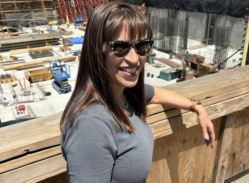Maria M. Gonzalez: Visiting the construction site for the new Stanford Medicine Sutter Health Cancer Center