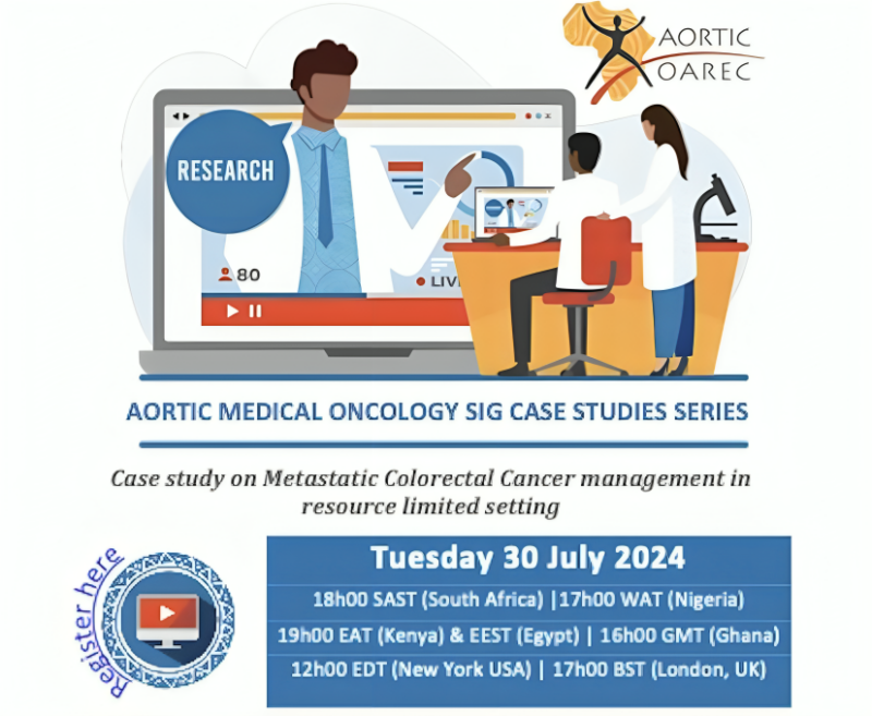 Case study on Metastatic Colorectal Cancer management in resource limited setting by AORTIC