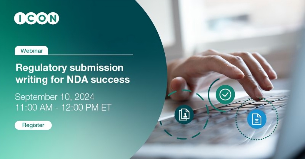 Webinar on regulatory submission writing for NDA success – ICON plc