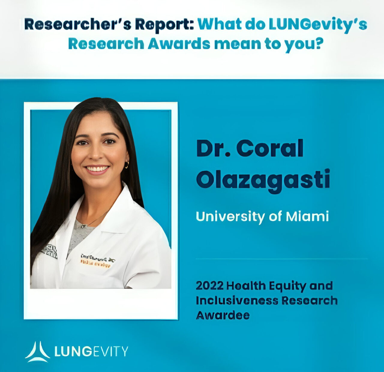 Researcher Spotlight: Coral Olazagasti – LUNGevity Foundation