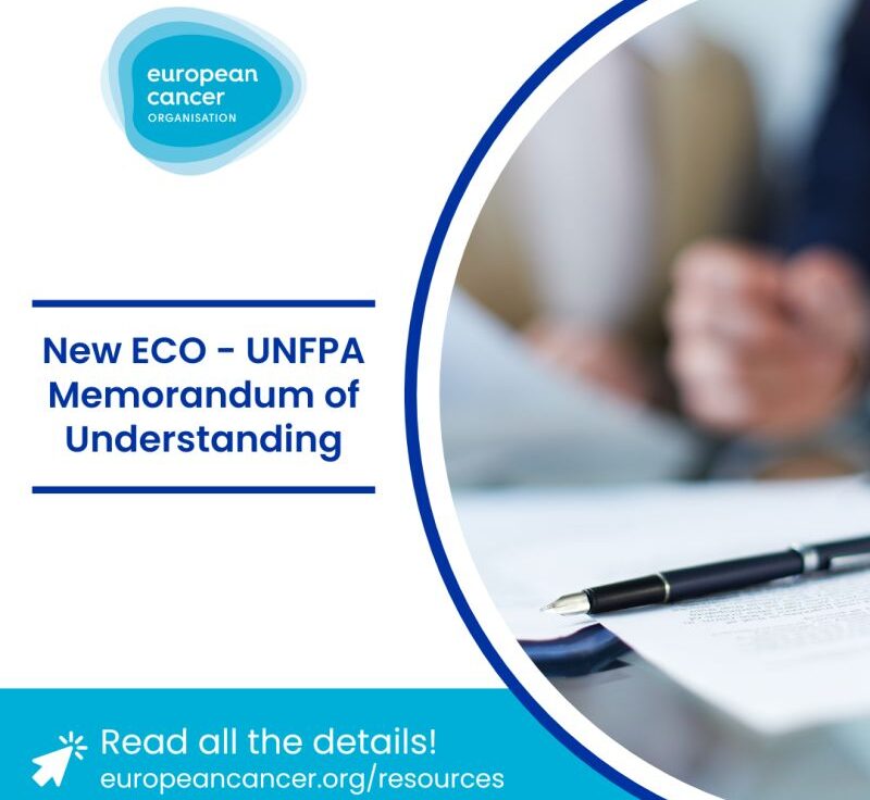 European Cancer Organisation has signed a Memorandum of Understanding with UNFPA
