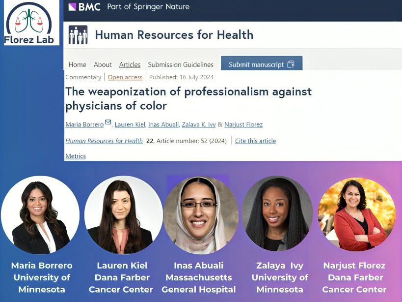 The Weaponization of Professionalism Against Physicians of Color – Florez Lab