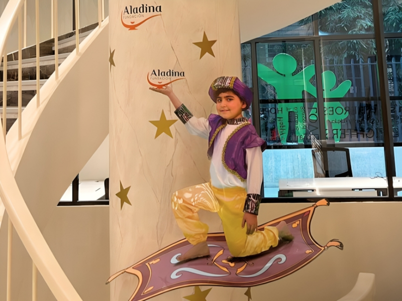 Aladina supports children with cancer whose countries are in a serious emergency situation