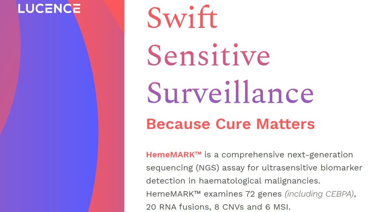 A comprehensive NGS test supporting decisions in blood cancers – Lucence