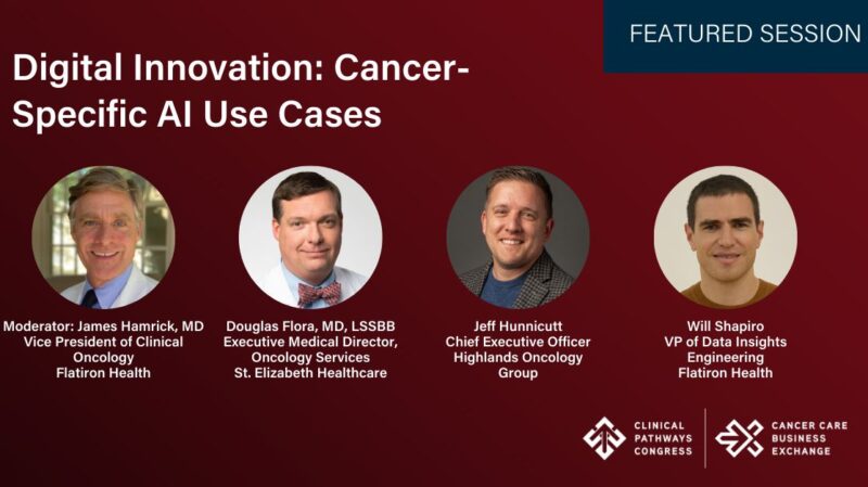 Digital Innovation: Cancer-Specific AI Use Cases at Clinical Pathways Congress