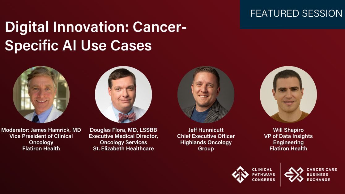 Digital Innovation: Cancer-Specific AI Use Cases at Clinical Pathways Congress