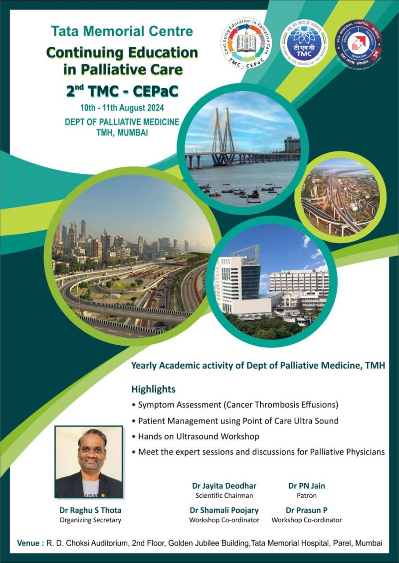 Calling all palliative care enthusiasts for the TMC-CEPAC 2024 conference – Academy of Palliative Medicine