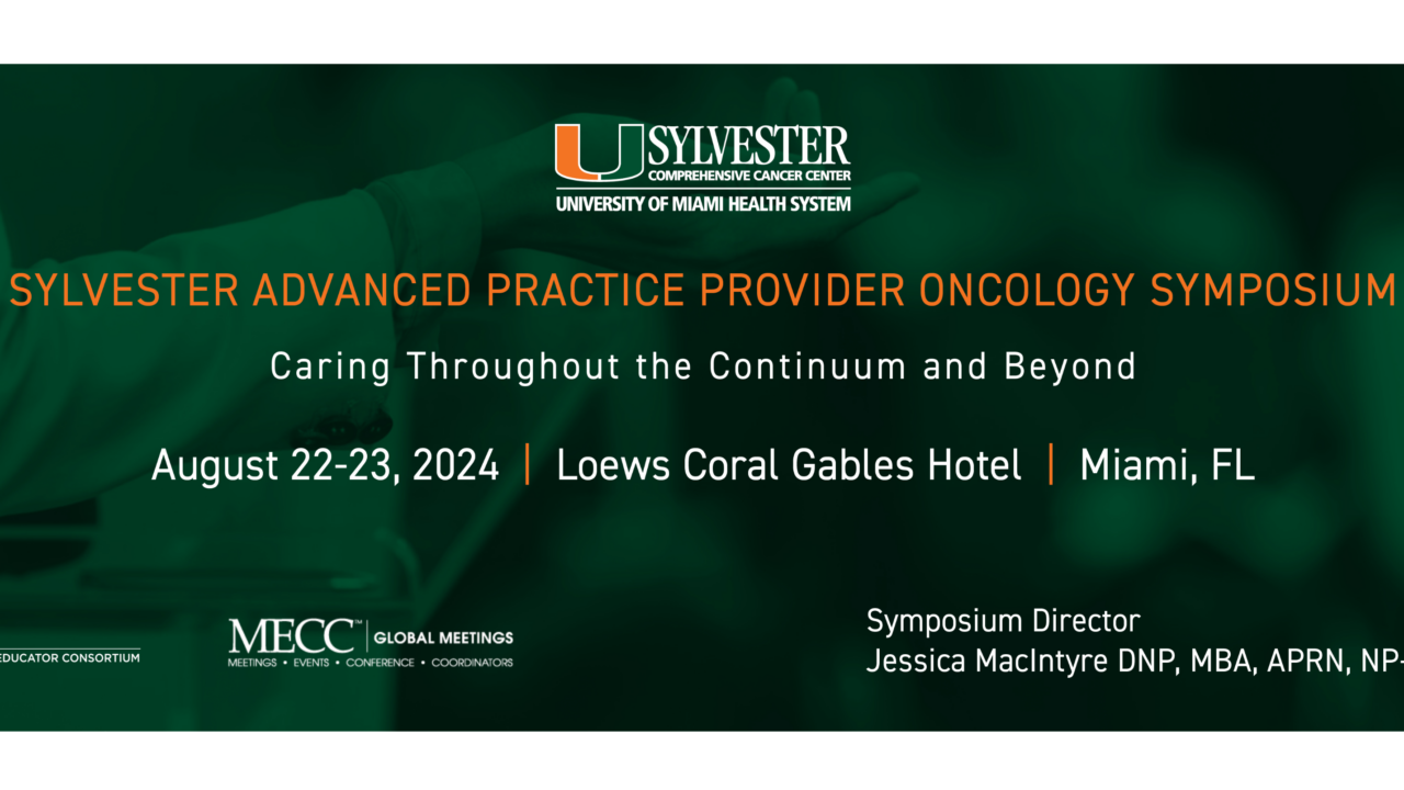 Sylvester Advanced Practice Provider Oncology Symposium on August 22-23