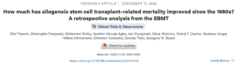 Post-transplant maintenance for AML: Review of literature by Talha Badar