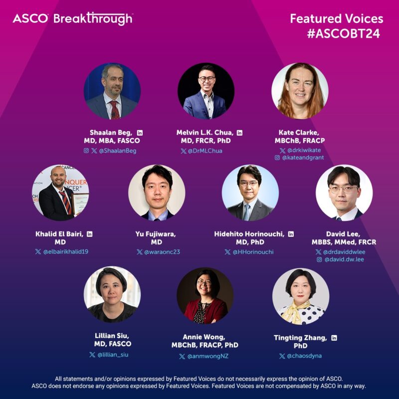 2024 ASCO Breakthrough Featured Voices