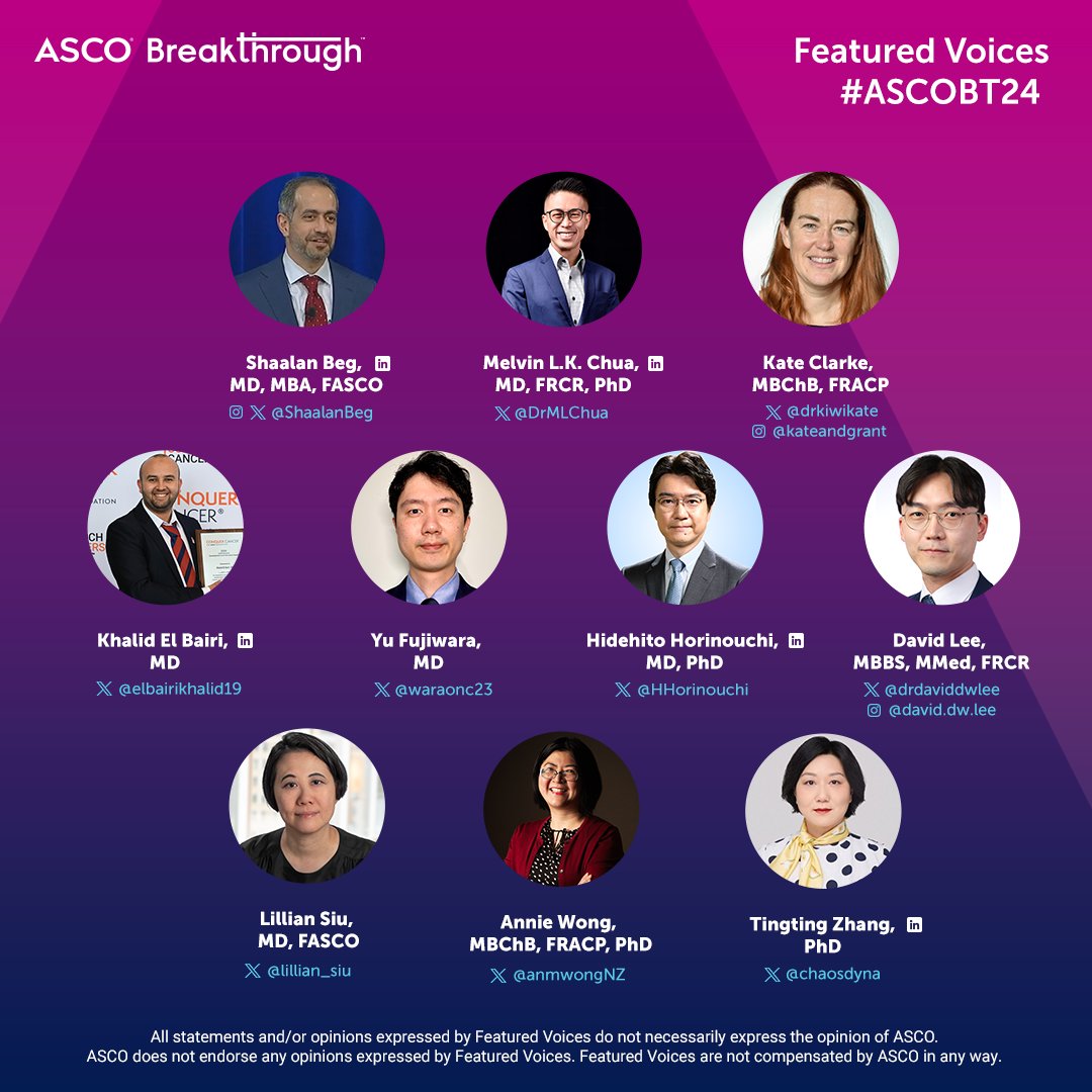 2024 ASCO Breakthrough Featured Voices