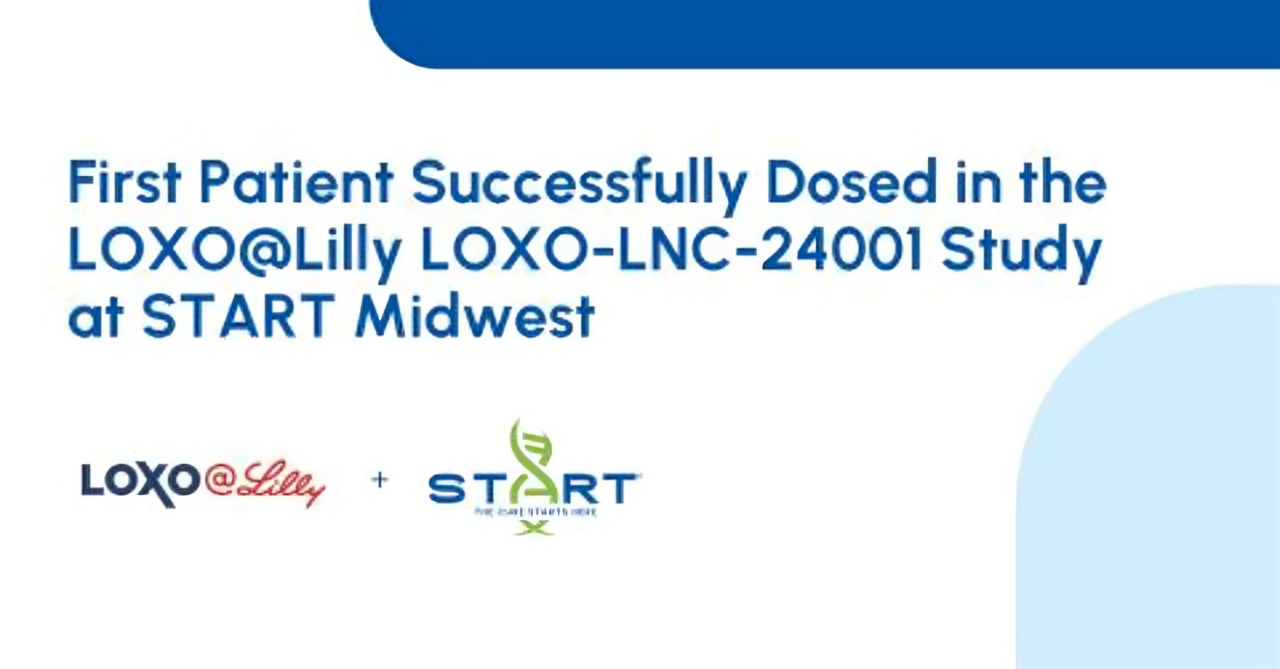 START Midwest team has dosed the first patient in the Loxo Lilly study – The START Center for Cancer Research