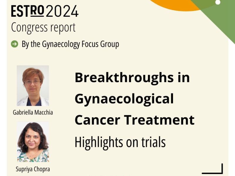 Trials in gynaecological cancers presented at ESTRO24