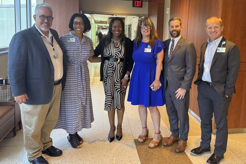 Ruben Mesa: So excited to have J. Nwando Olayiwola visit our Integrated Cancer Center