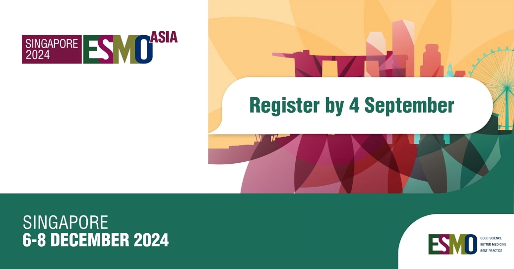 Registration is now open for ESMO ASIA24