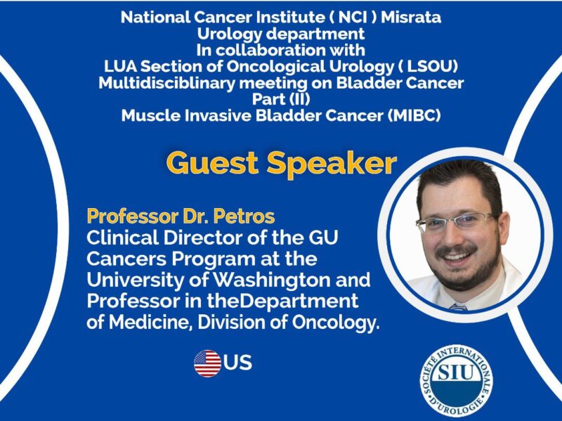 Petros Grivas: Excited to present bladder cancer updates at Libya