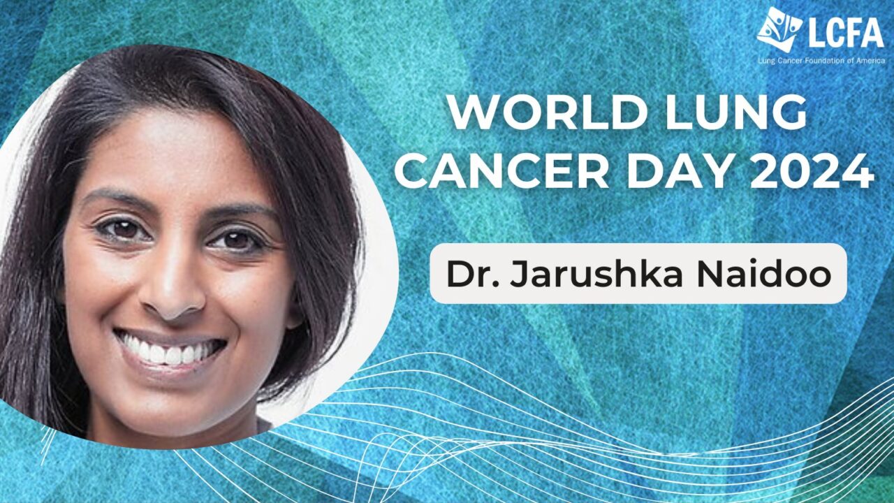 Jarushka Naidoo is driving progress in lung cancer care and treatment