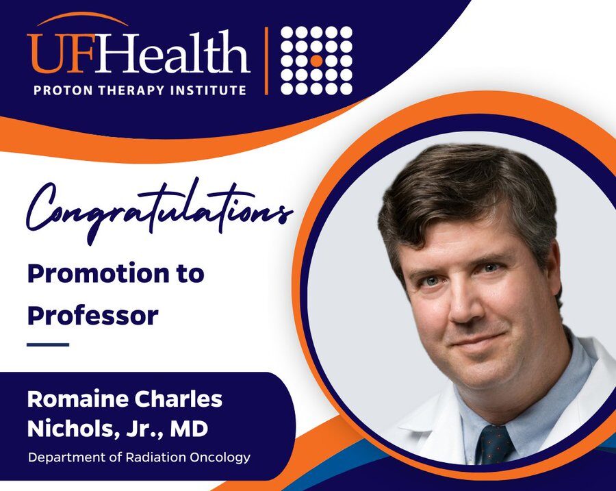 Romaine Charles Nichols, Jr’s promotion to full Clinical Professor with the University of Florida