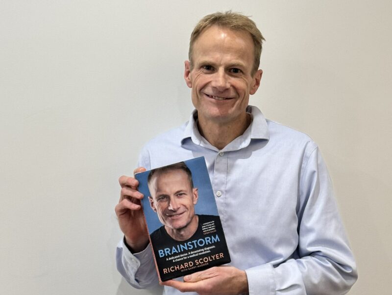 Richard Scolyer: My memoir written with Garry Maddox is coming out soon