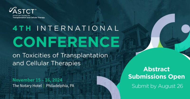 Michael Scordo: Mark your calendars for the 4th International Conference on Toxicities of Transplantation and Cellular Therapies