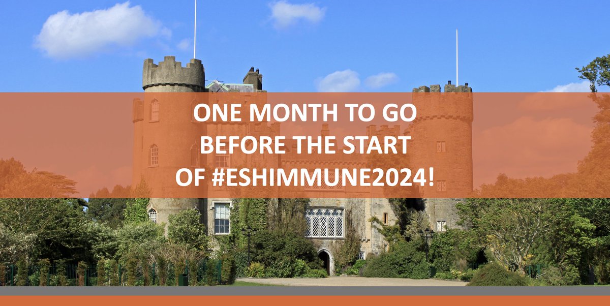 ESHIMMUNE2024 starts in exactly one month