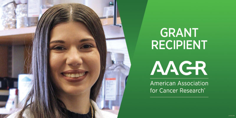 Christina Demetriadou: Honoured to receive the AACR Anna D. Barker fellowship