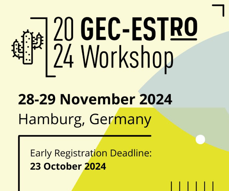 Early Registration Deadline For The 2024 GEC-ESTRO Workshop