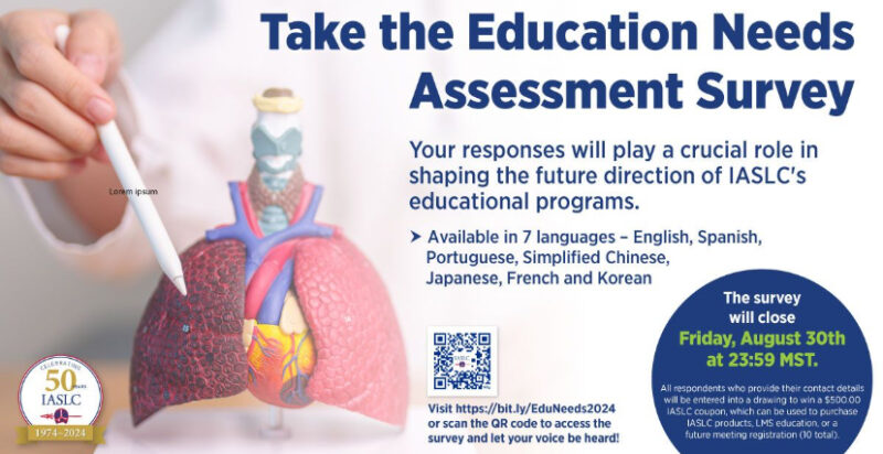 Education Needs Assessment Survey by IASLC