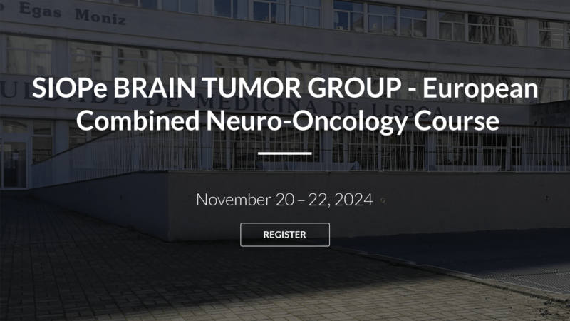 SIOPE BTG European Combined Neuro-Oncology Course – AIEOP