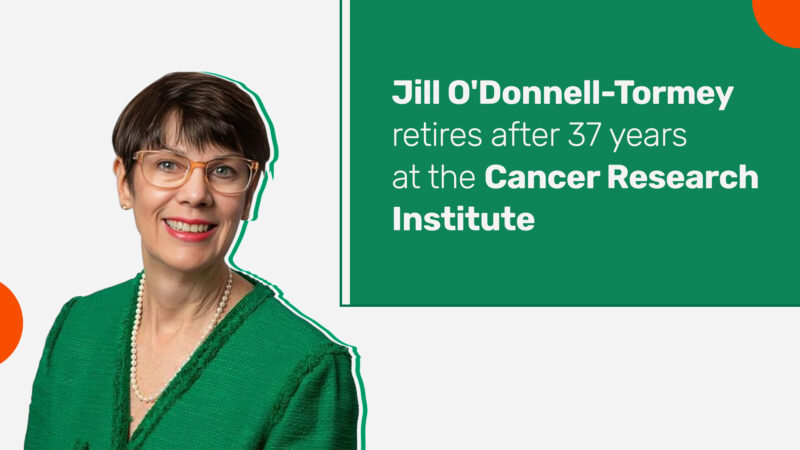 Jill O’Donnell-Tormey retires after 37 years at the Cancer Research Institute