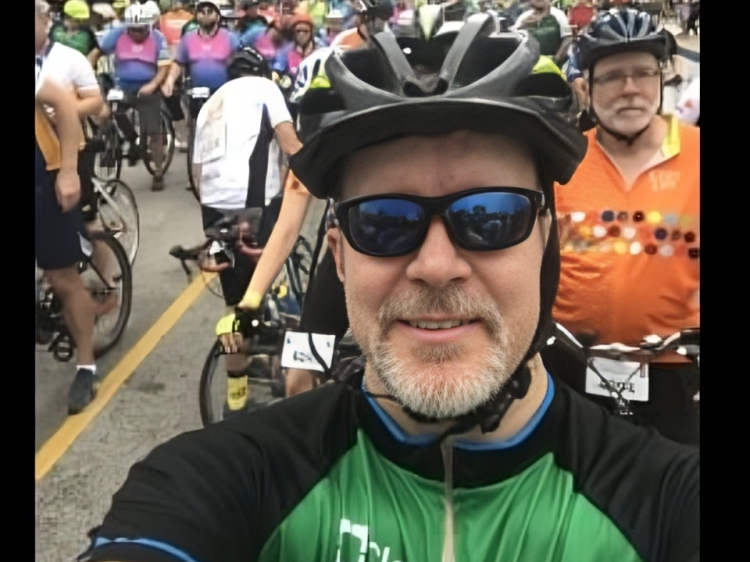 Nathan Pennell riding 50 miles with VeloSano to raise money for cancer research