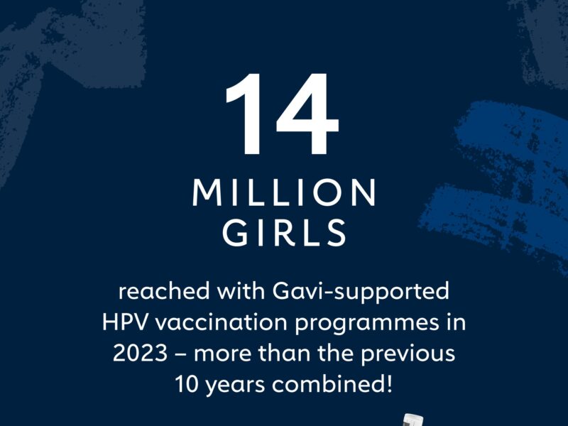 President’s Cancer Panel applauds the work of Gavi committed to bridging the equity gap for HPV vaccines in LMICs