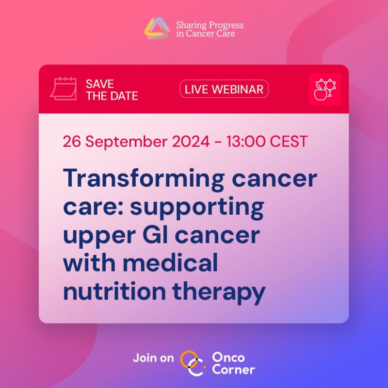Supporting upper GI cancer with medical nutrition therapy – SPCC