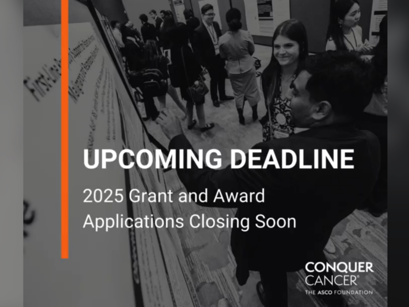 Apply now for a 2025 Conquer Cancer grant or award