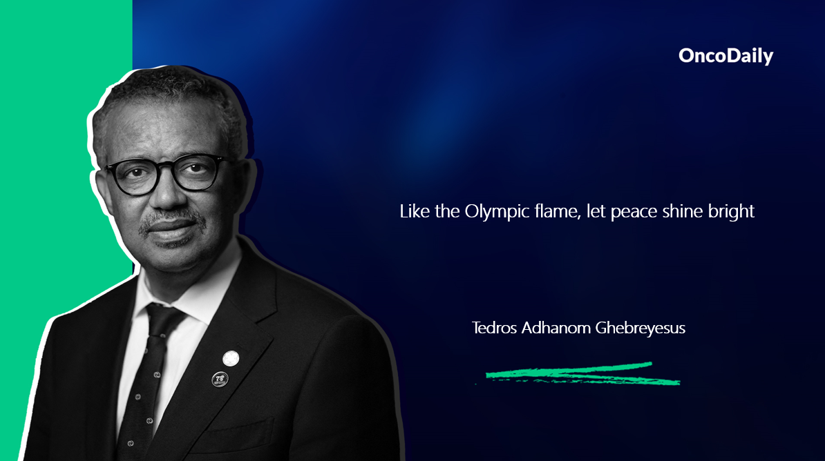 Tedros Adhanom Ghebreyesus: Like the Olympic flame, let peace shine bright