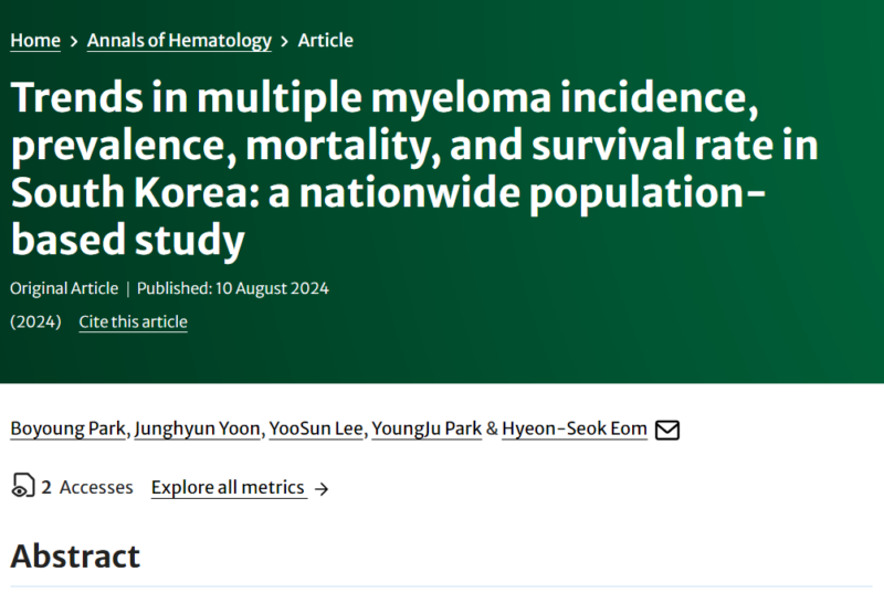 Myeloma Paper of the Day, August 12th, suggested by Robert Orlowski