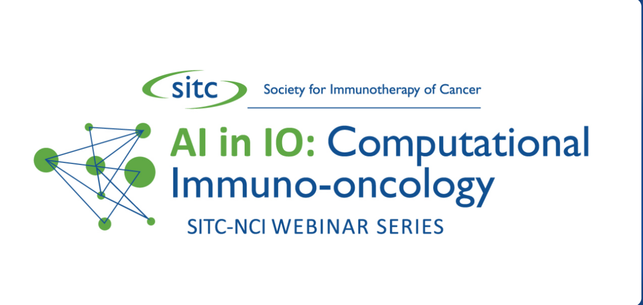 The AI in IO webinars by SITC