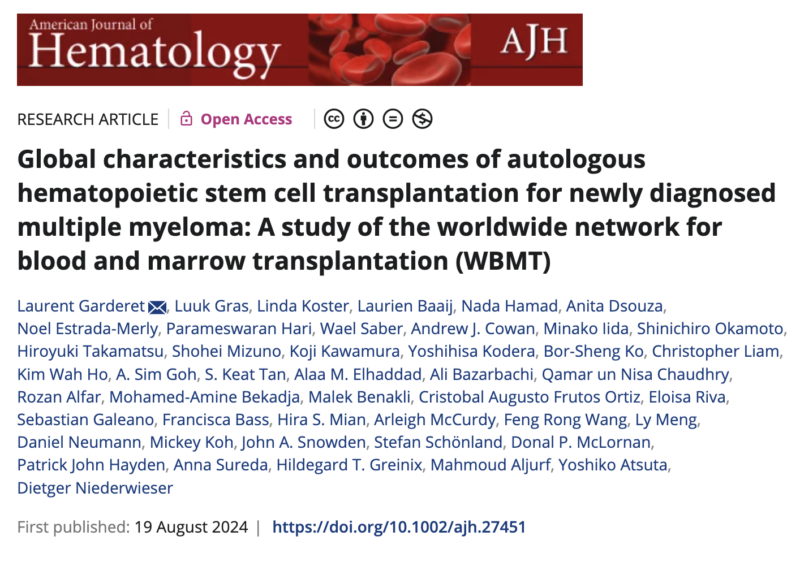 Myeloma Paper of the Day, August 20th, suggested by Robert Orlowski